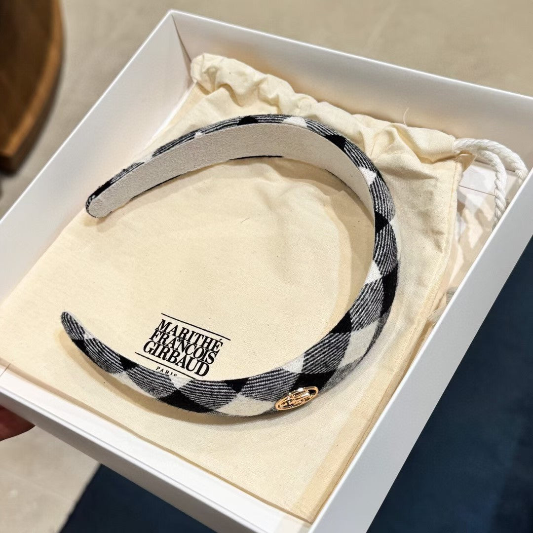 韓國 Marithe Francois Girbaud Circle Logo Hair Band【MF709】