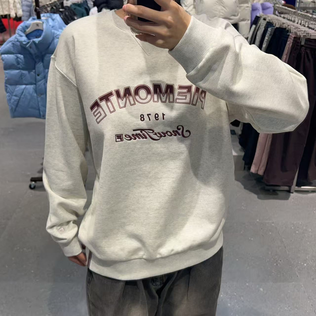 韓國 FILA Piemonte Fleece Long Sleeve【FA031】