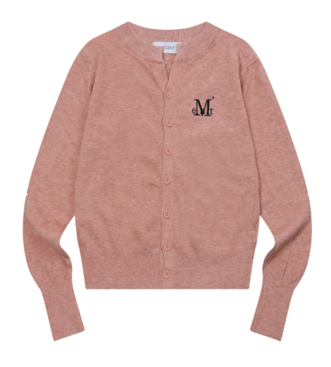 韓國 Mucent Marais 7 Button Crop Henry Neck Cardigan【MU183】