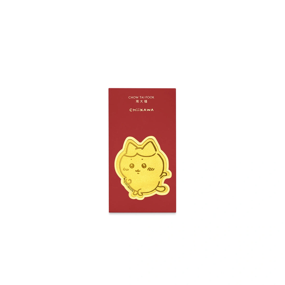 香港周大福 x Chiikawa 小八999.9黃金工藝精品金章連利是封【CT004】