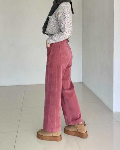 韓國 HowLuk 牛仔褲 刷薄毛 (冬季款)【H269】