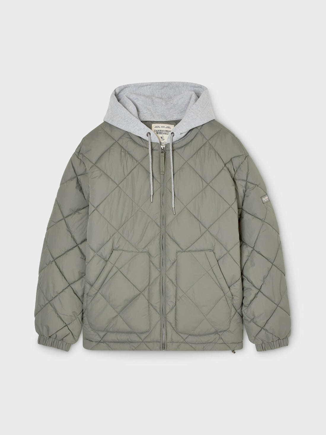韓國 WhoAU Hood Quilting Jumper【WA015】