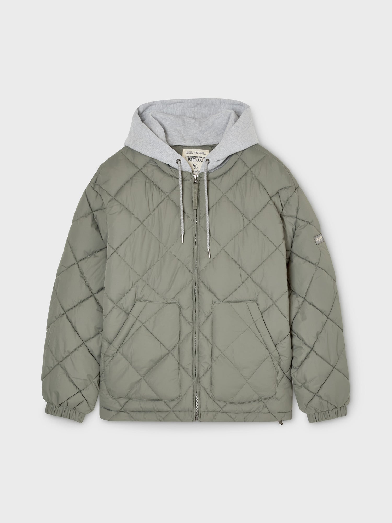 韓國 WhoAU Hood Quilting Jumper【WA015】