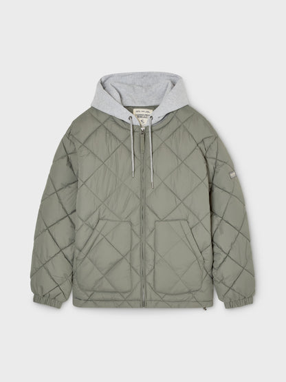 韓國 WhoAU Hood Quilting Jumper【WA015】
