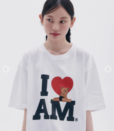 韓國 Ambler I AM Embroidered Short Sleeve T-Shirt【AR113】