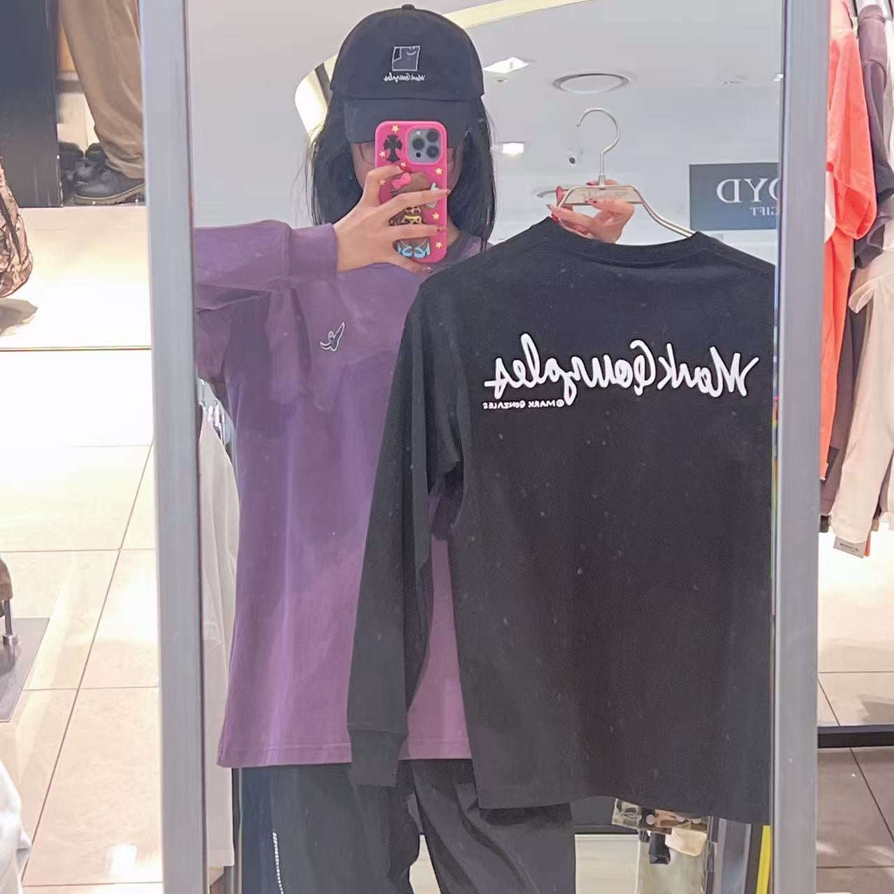 韓國 Mark Gonzales Angel Wappen Long Sleeve T-Shirt【MG222】