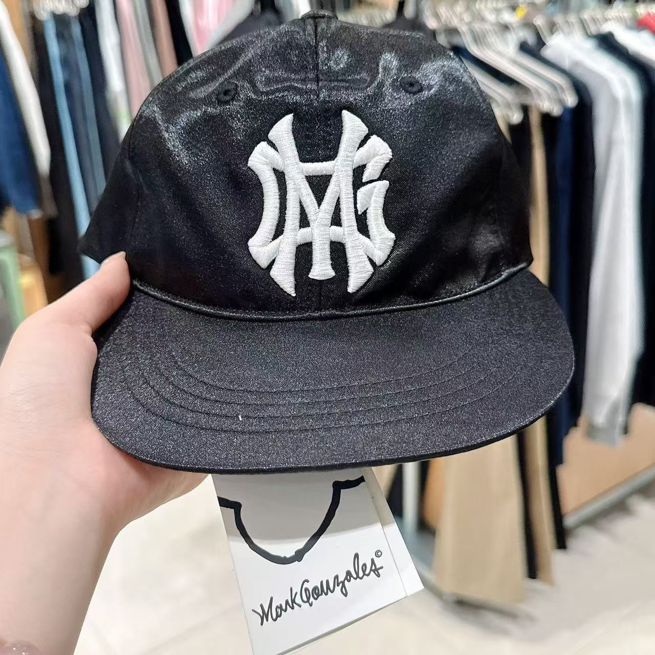 韓國 Mark Gonzales Yankees Satin Cap【MG155】