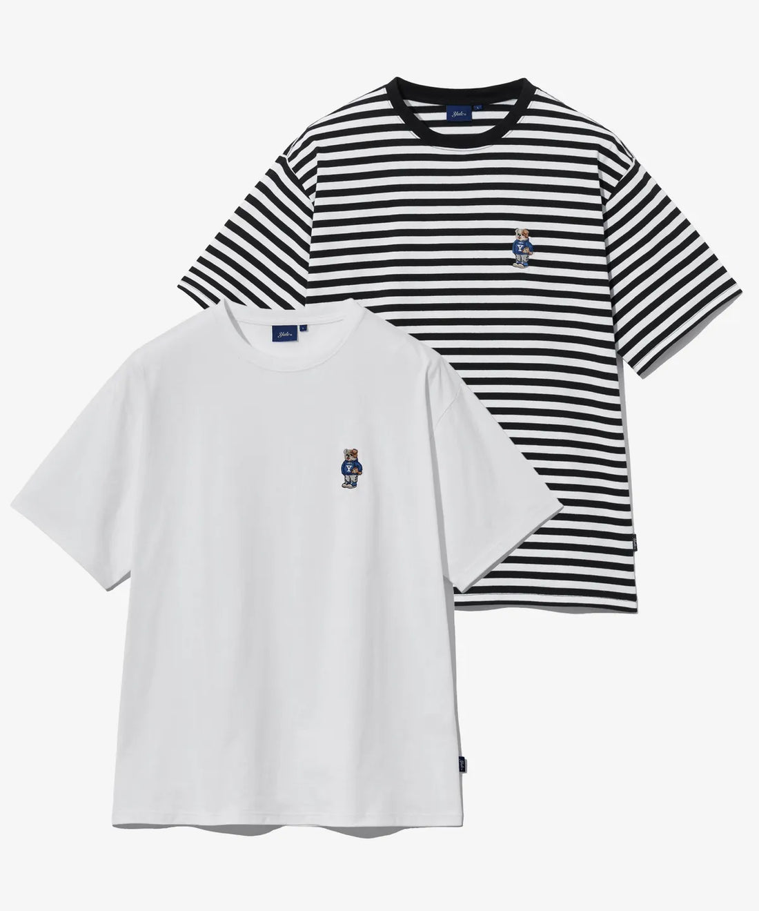 韓國 Yale Embroidered Dan Short Sleeve T-Shirt【YA035】