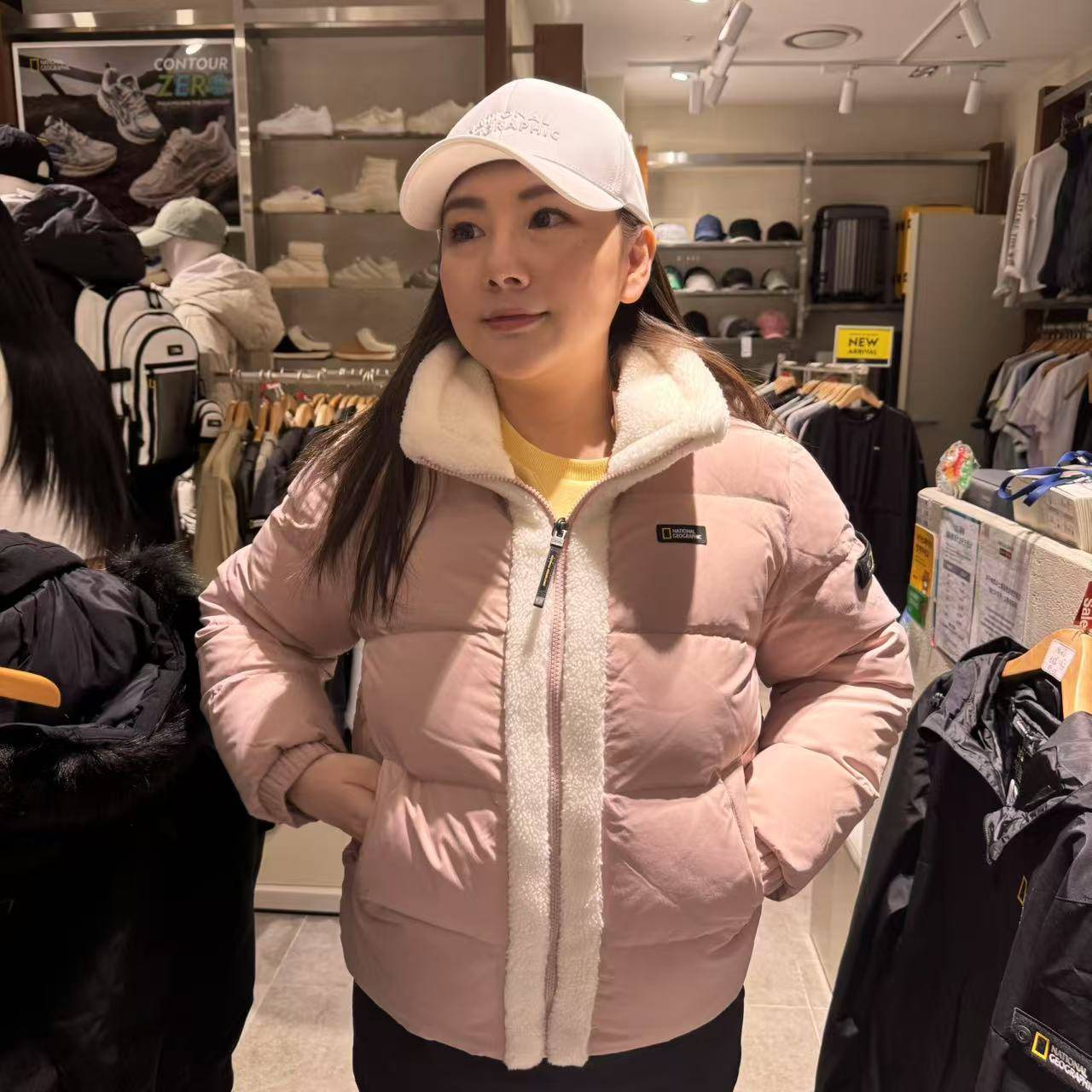 韓國 National Geographic 女裝 LARUS COZY 羽絨外套 【NG003】 - STT Mall HK 靚太網購