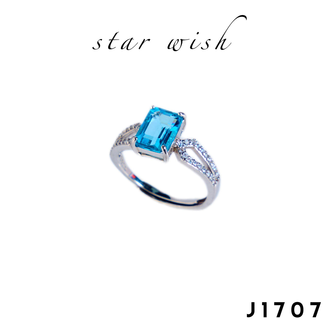 Star Wish S925銀 托帕石戒指 J1707【SS468】