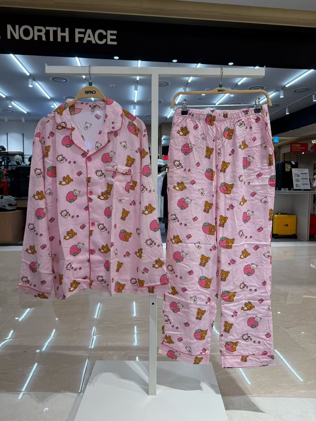韓國 SPAO Free Time Long Sleeve Pajamas【SP217】