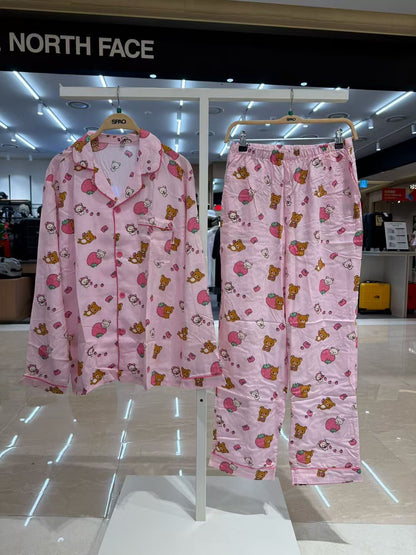 韓國 SPAO Free Time Long Sleeve Pajamas【SP217】