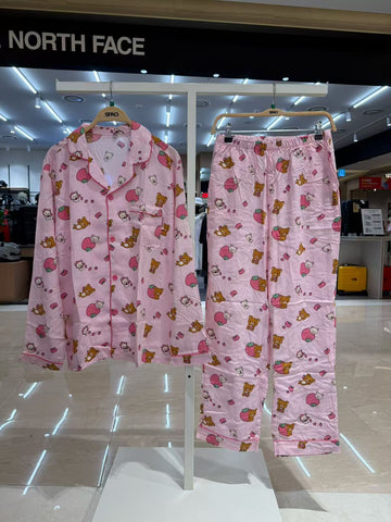 韓國 SPAO Free Time Long Sleeve Pajamas【SP217】