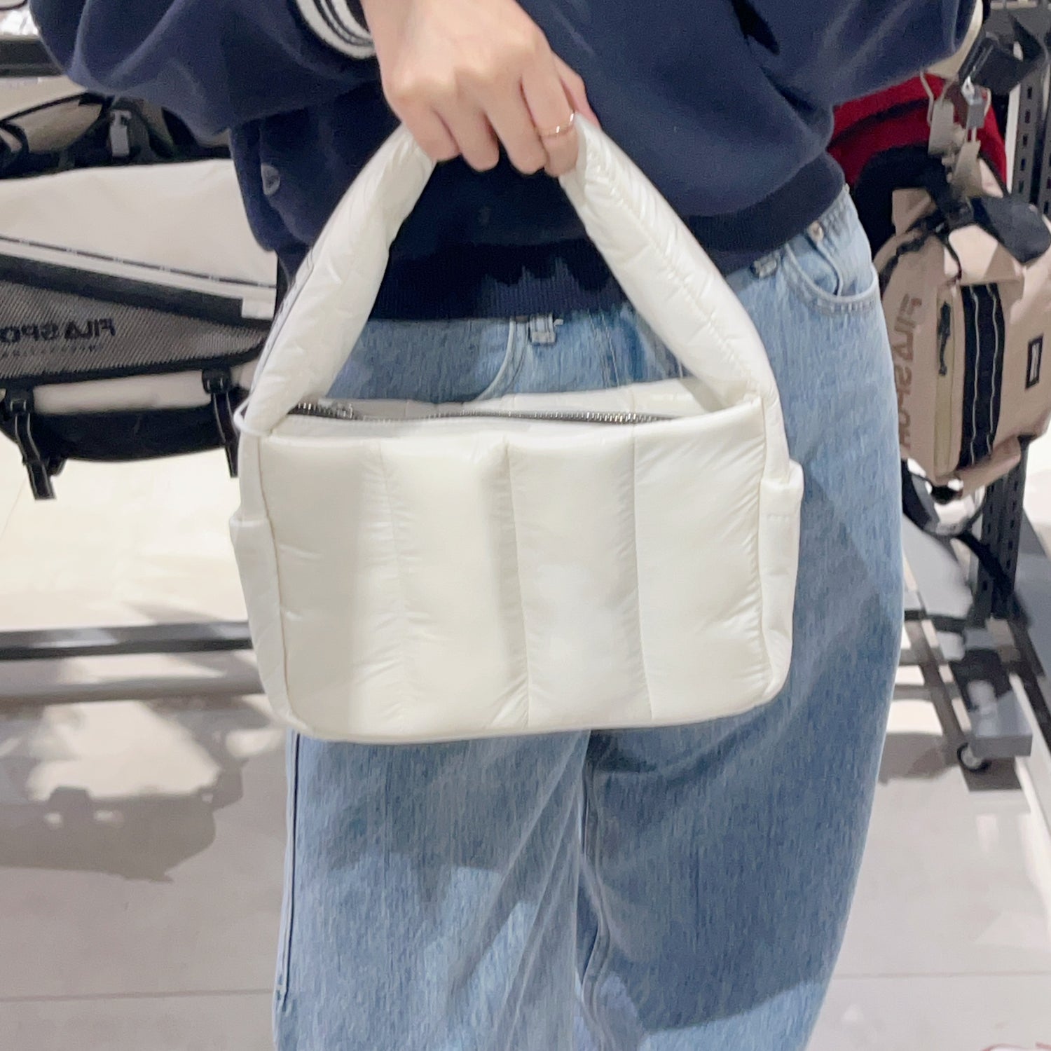 韓國 FILA Milano Glossy Tote Bag【FA158】