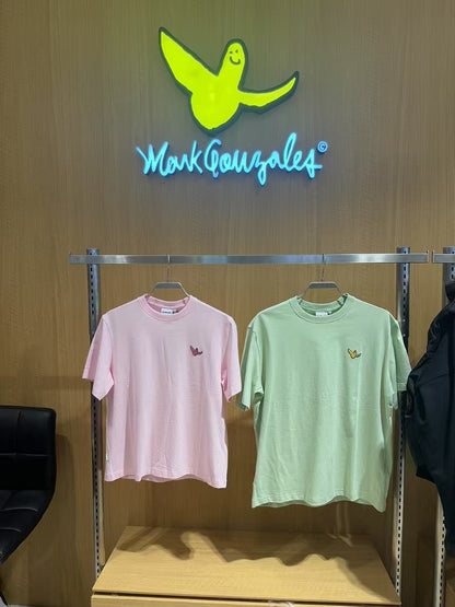韓國 Mark Gonzales Unisex Angel Badge OG Short Sleeve Tee【MG095】