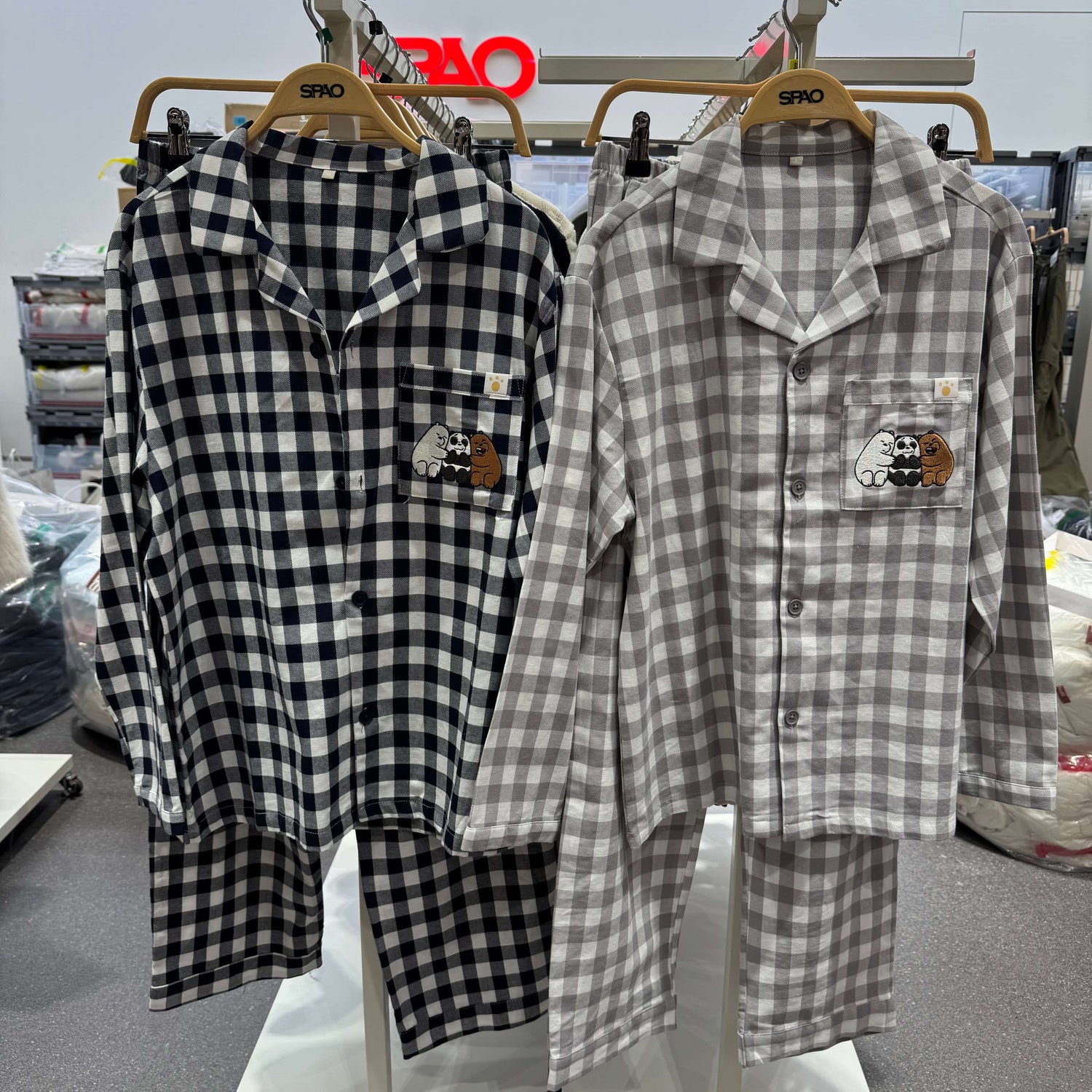 韓國 SPAO Fluffy Flannel Pajamas 【SP037】 - STT Mall HK 靚太網購