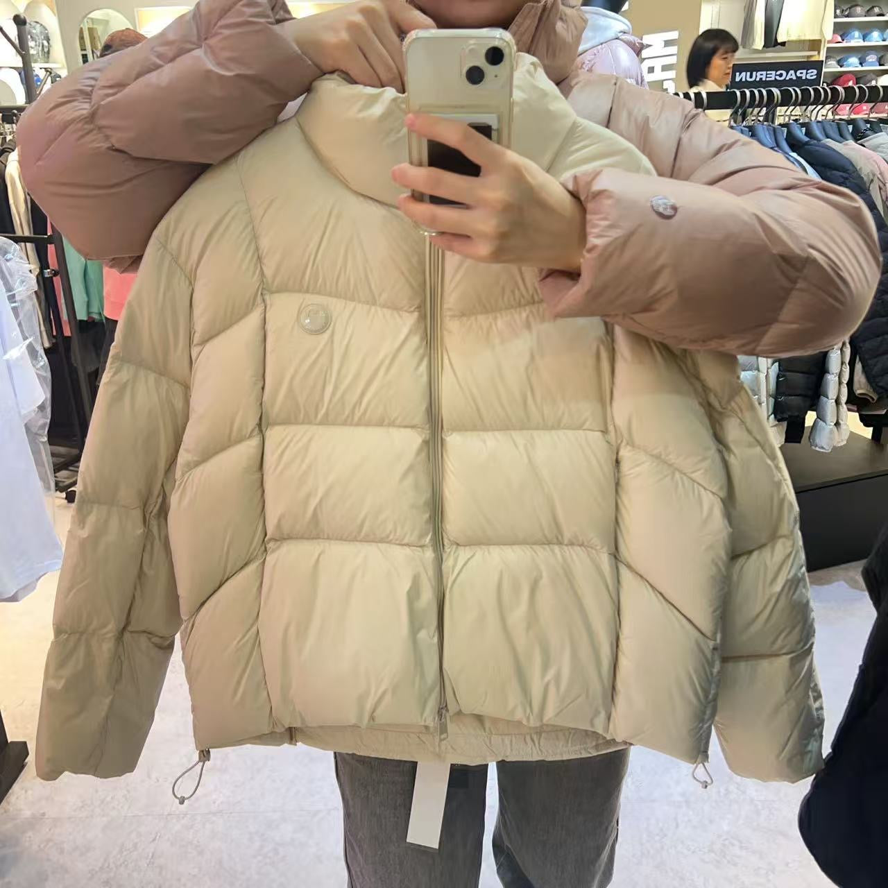 韓國 LifeWork Women's Soft Air High Neck Crop Down Jumper (鴨絨)【LW008】