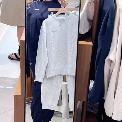 韓國 Marithe Francois Girbaud Regular Logo Sweat Set-Up【MF671】