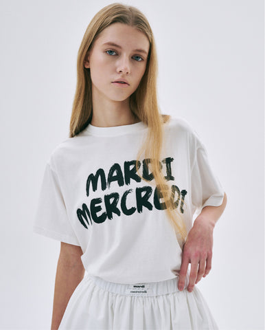 韓國 Mardi Mercredi TSHIRT BRUSH LOGO【MM037】