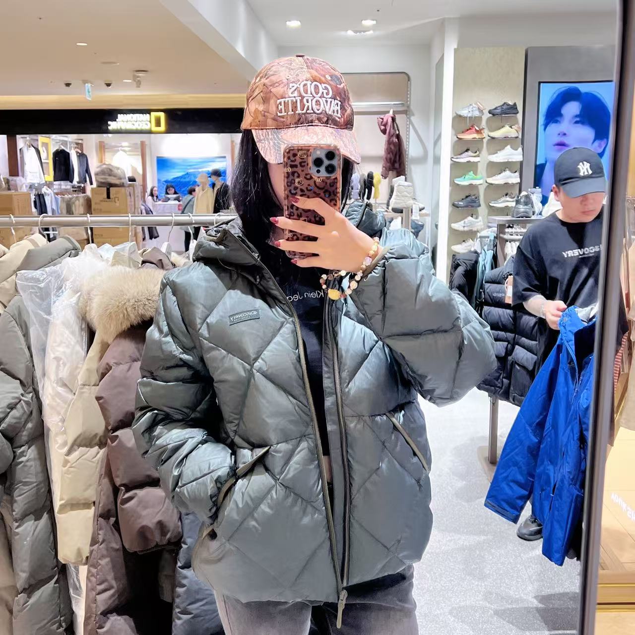 韓國 Discovery Men's Olbert New Quilted Goose Down Lightweight Padding (鵝絨)【DY051】