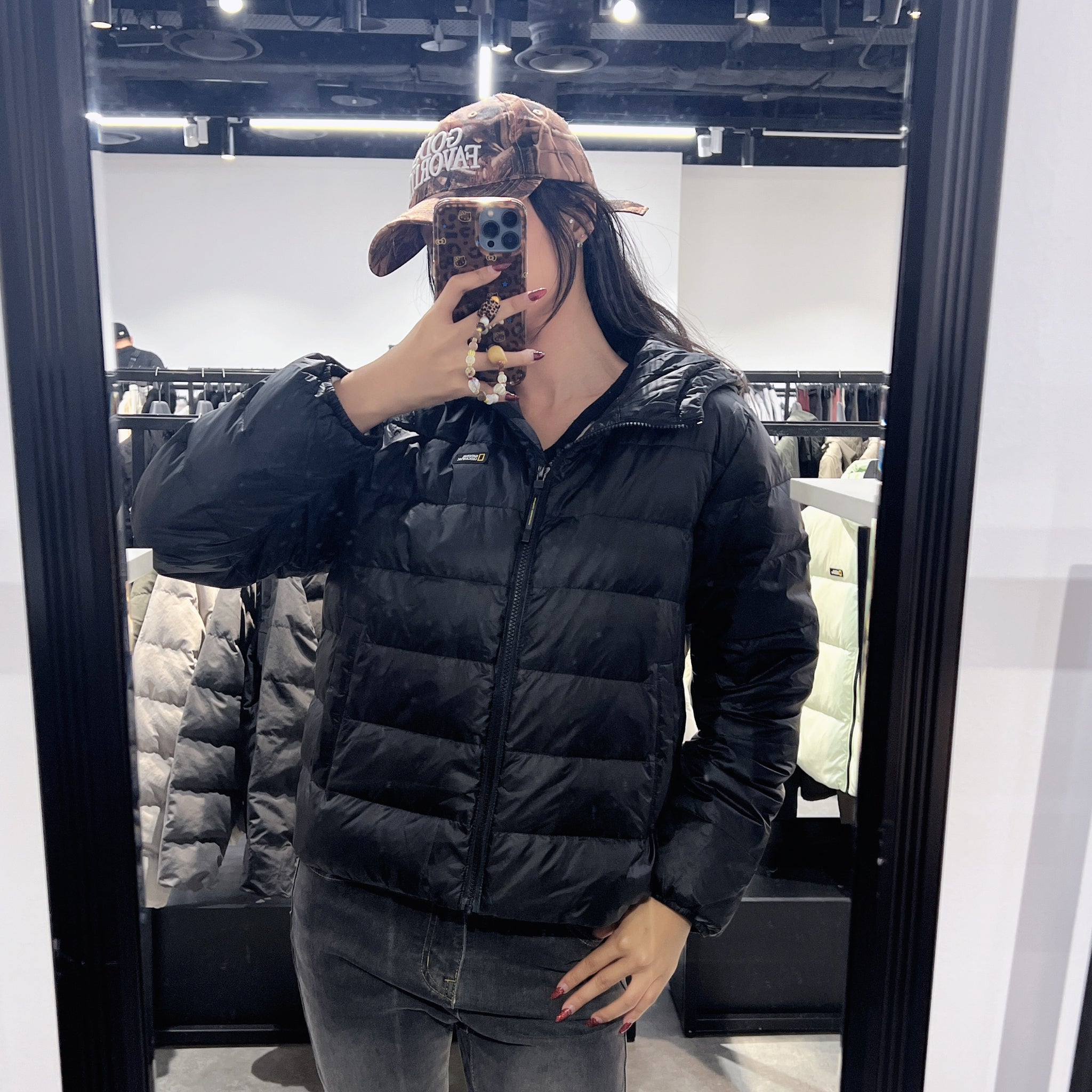 韓國 National Geographic Women's Milvus Lightweight Goose Down Hooded Jumper (鵝絨)【NG074】