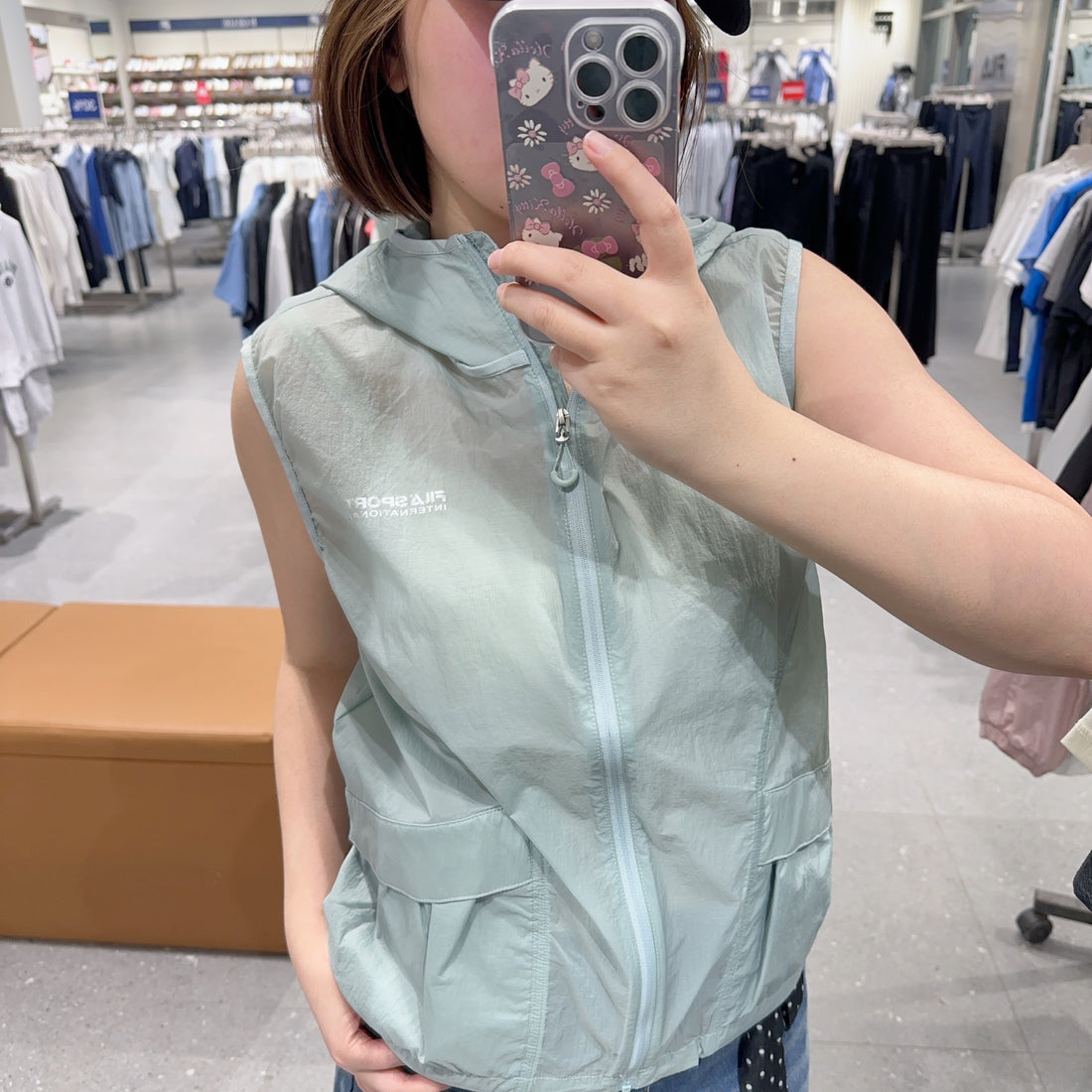 韓國 FILA Lightweight Ripstop Hooded Vest【FA321】