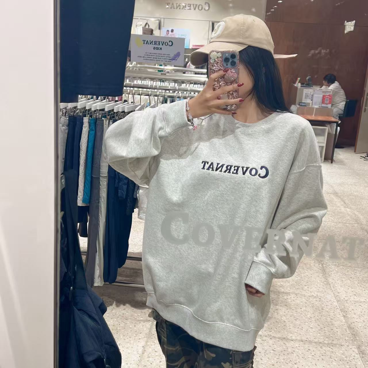 韓國 Covernat Center Logo Long Sleeves【CO043】