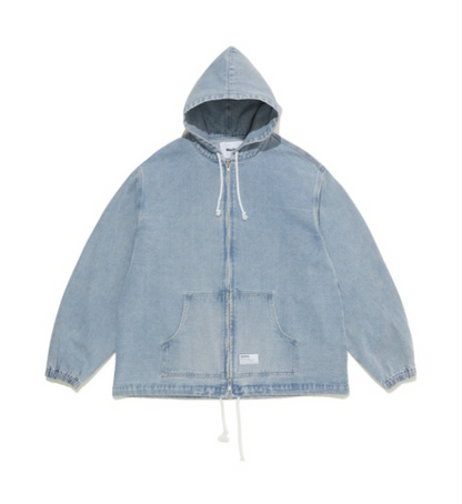 韓國 Markm Denim Hoodie Jumper【MA229】