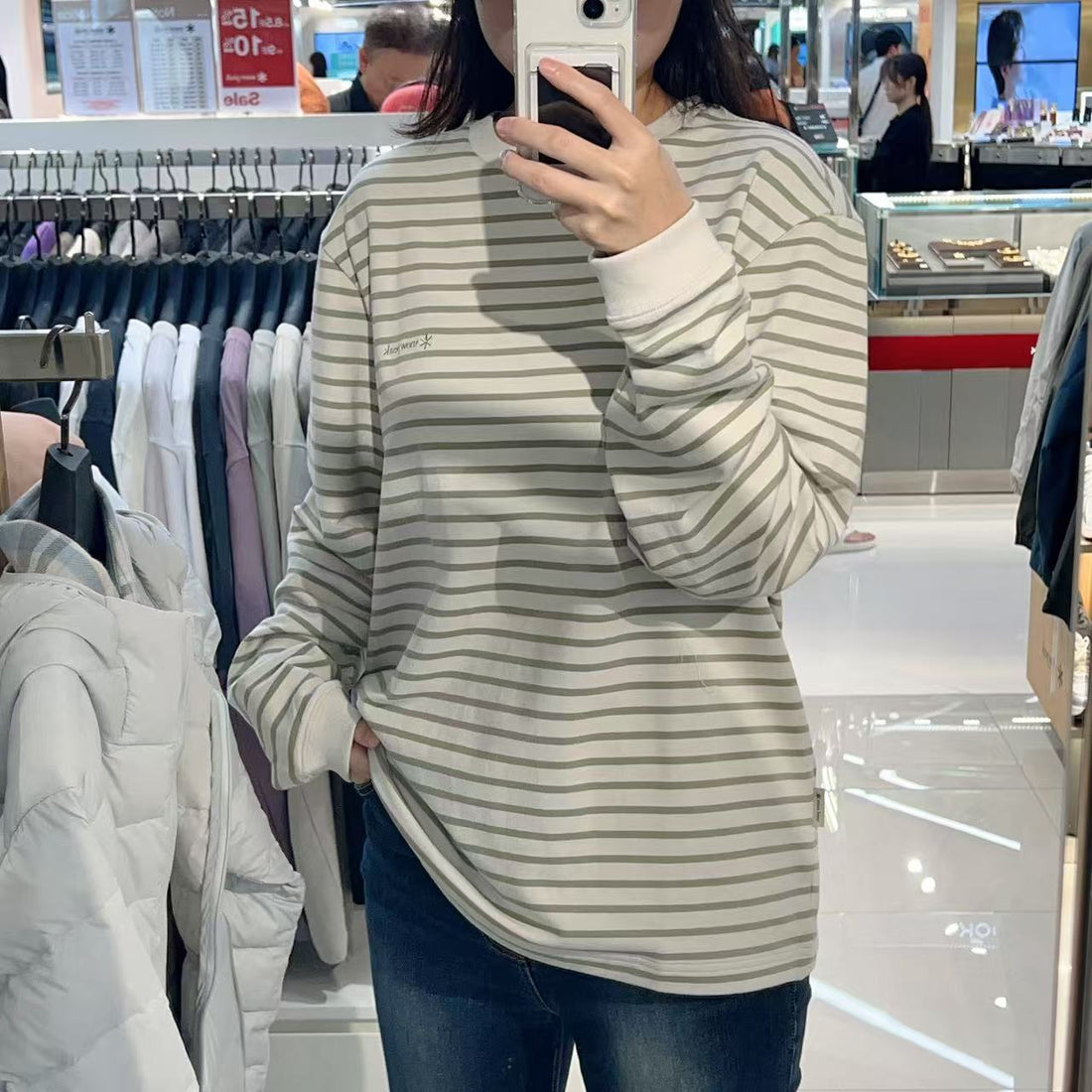 韓國 Snowpeak Striped Long Sleeve T-Shirt【SN046】