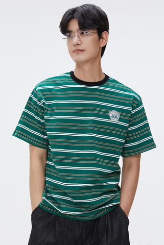 韓國 SPAO Striped Short Sleeve T-Shirt【SP176】