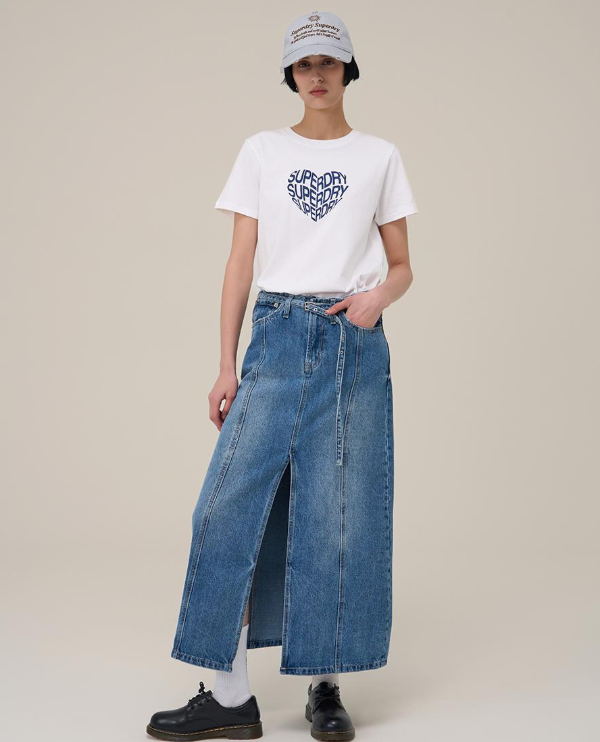 韓國 Superdry Heart Logo T-Shirt【SU134】