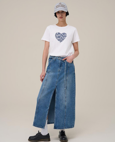 韓國 Superdry Heart Logo T-Shirt【SU134】