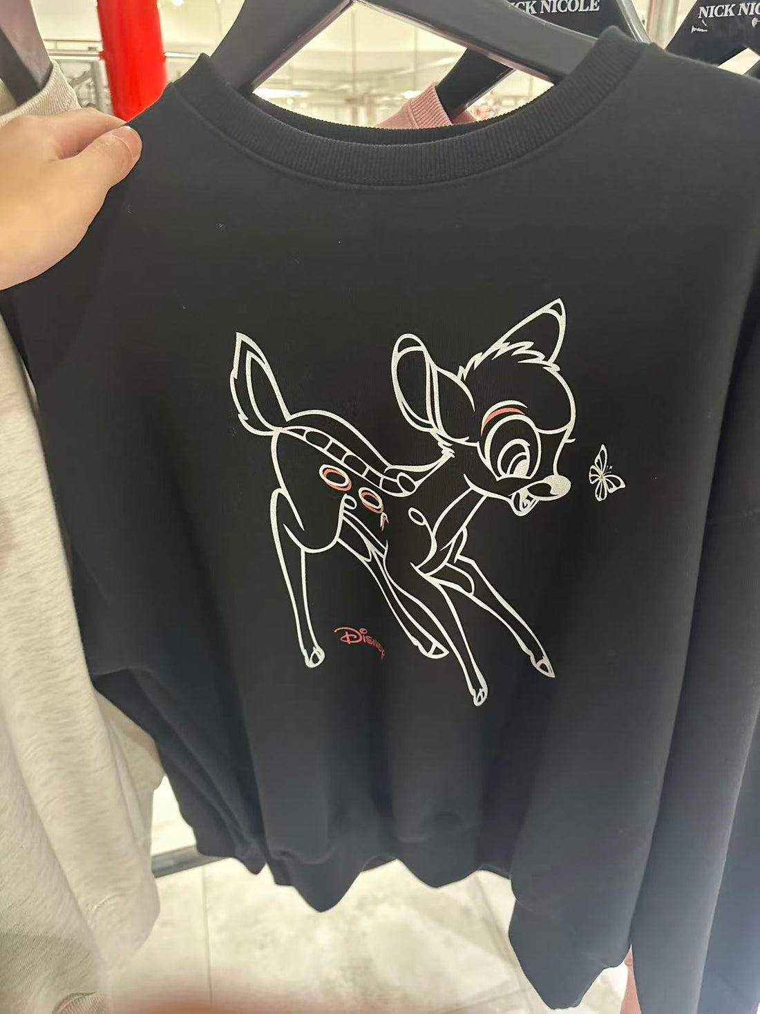韓國 Nick Nicole Butterfly Disney Bambi Sweatshirt【NK083】