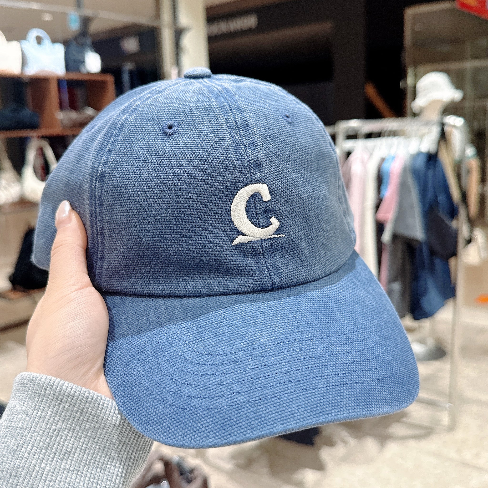 韓國 Covernat Symbol Logo Oxford Washed Ball Cap【CO082】