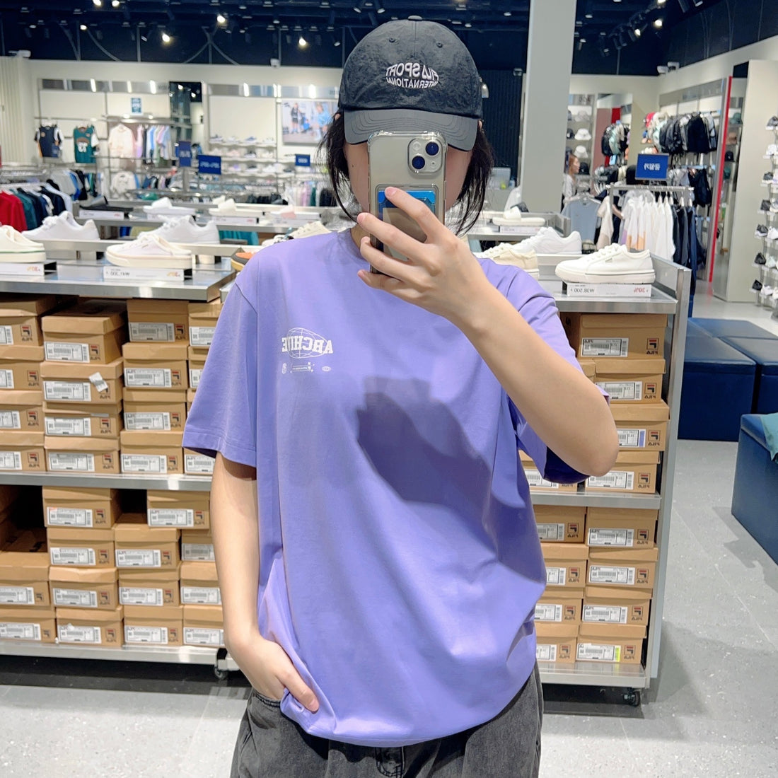 韓國 FILA Supima Graphic Short Sleeve T-shirt【FA303】