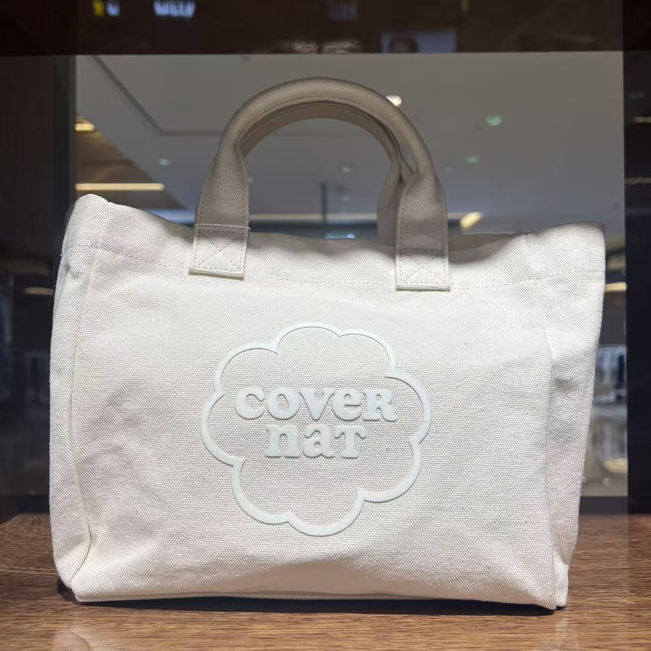 韓國 Covernat Cloverheart Canvas Mini Tote Bag【CO007】