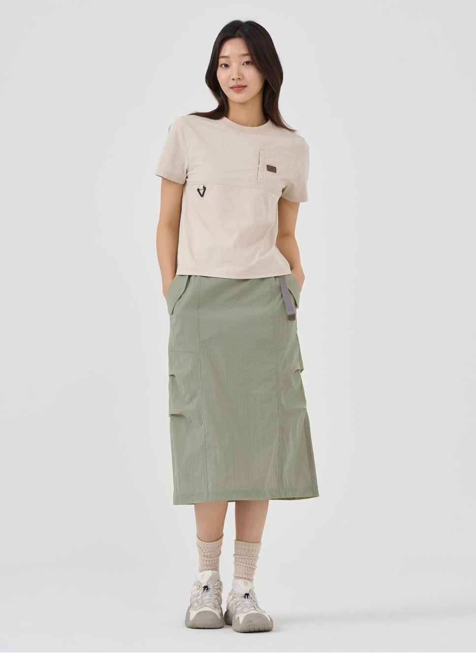 韓國 BBC W String Parachute Skirt【BC111】