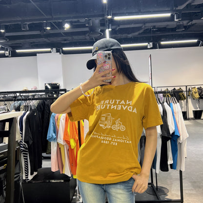 韓國 National Geographic Field Line Unisex Camping Bandana Artwork T-shirt凉感面料【NG658】