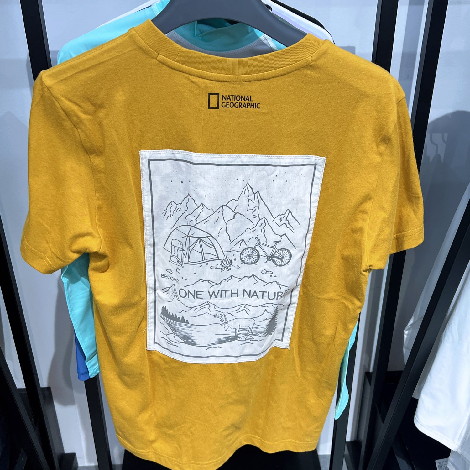 韓國 National Geographic Field Line Unisex Camping Bandana Artwork T-shirt凉感面料【NG658】