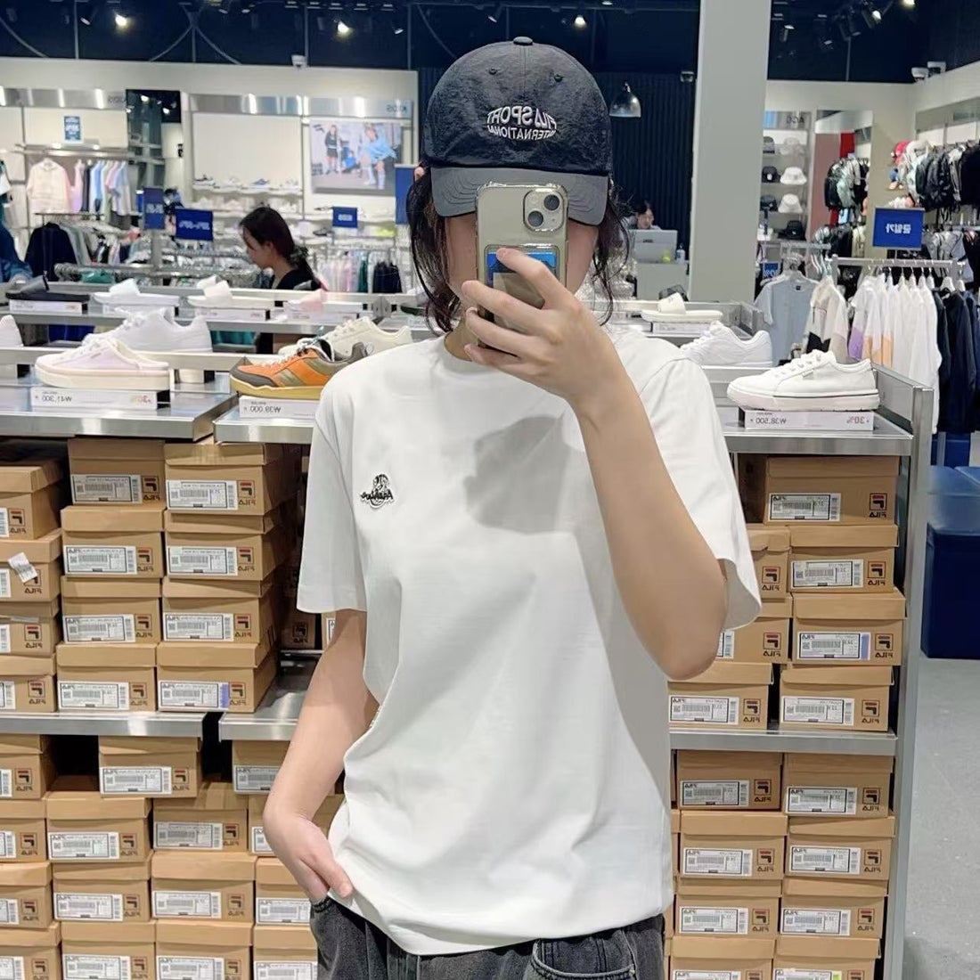 韓國 FILA Supima Small Wappen Short Sleeve T-shirt【FA295】