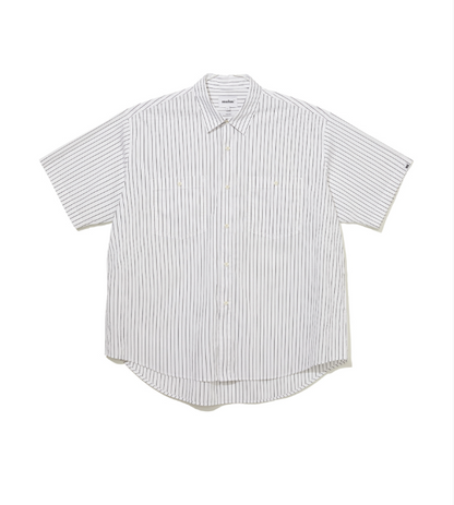 韓國 Markm Striped Big Fit Shirt【MA173】