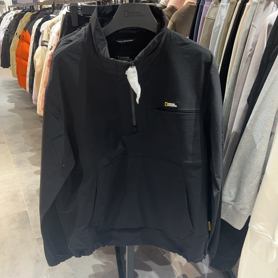 韓國 National Geographic Unisex Archelon Woven Stretch Training High Neck Anorak【NG329】