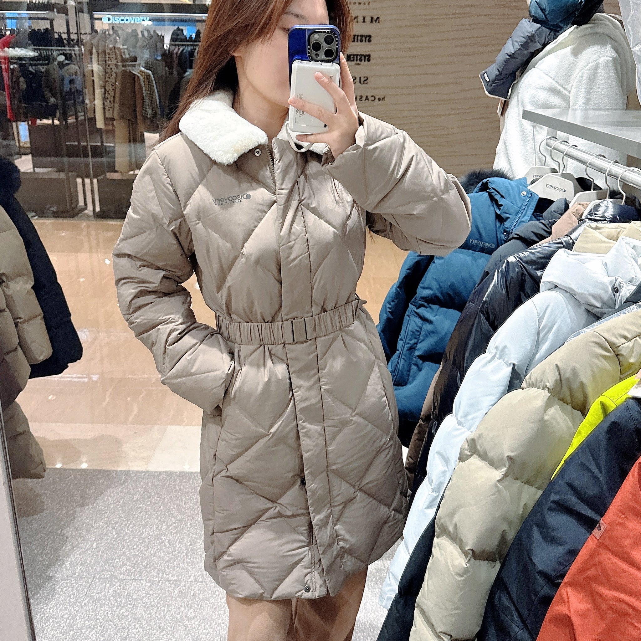 韓國 Discovery Women's Melrose Tube Down Long Padding (鴨絨)【DY176】