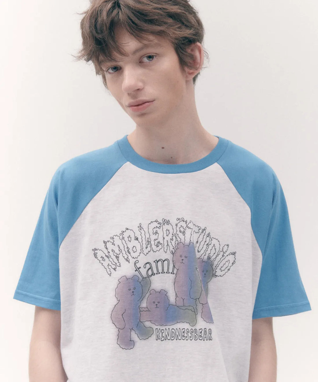 韓國 Ambler Kindness Family Overfit Raglan T-Shirt【AR054】