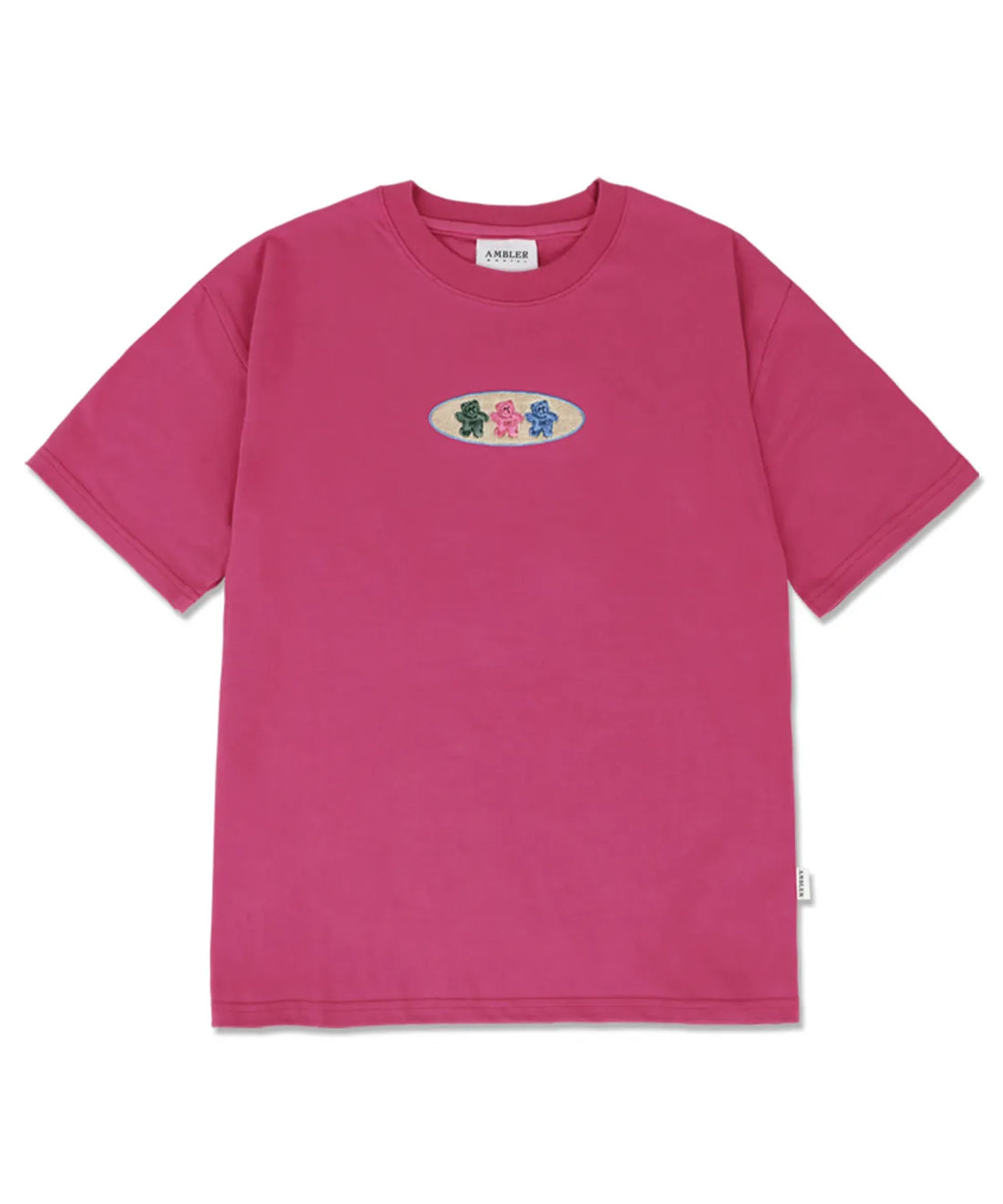 韓國 Ambler Circle Bear Overfit T-Shirt【AR055】
