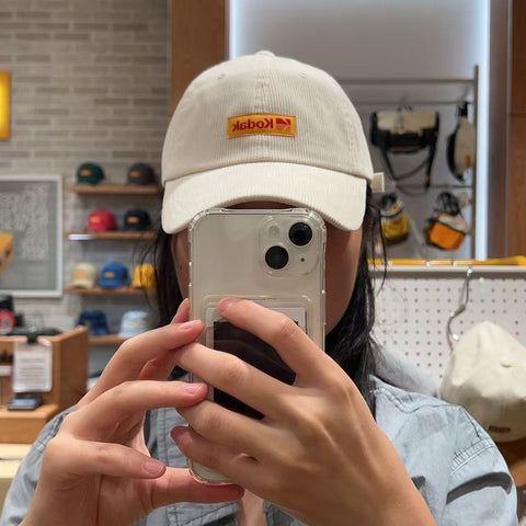 韓國 Kodak Signature Fit Corduroy Ball Cap【KK031】