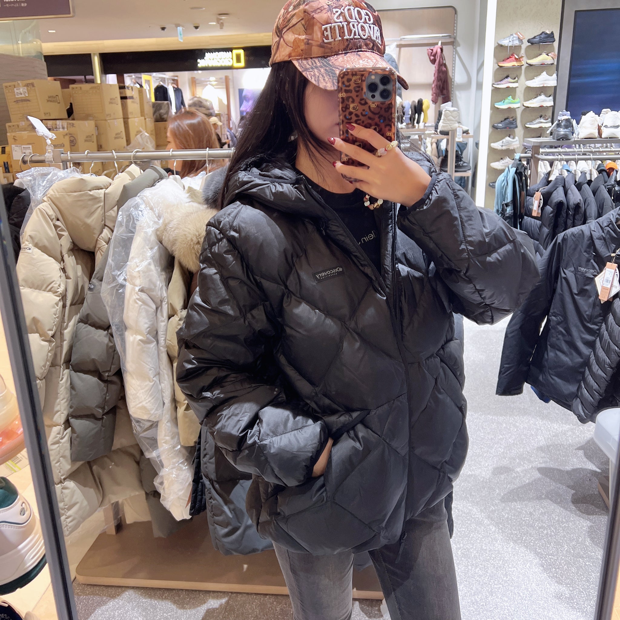 韓國 Discovery Men's Olbert New Quilted Goose Down Lightweight Padding (鵝絨)【DY051】