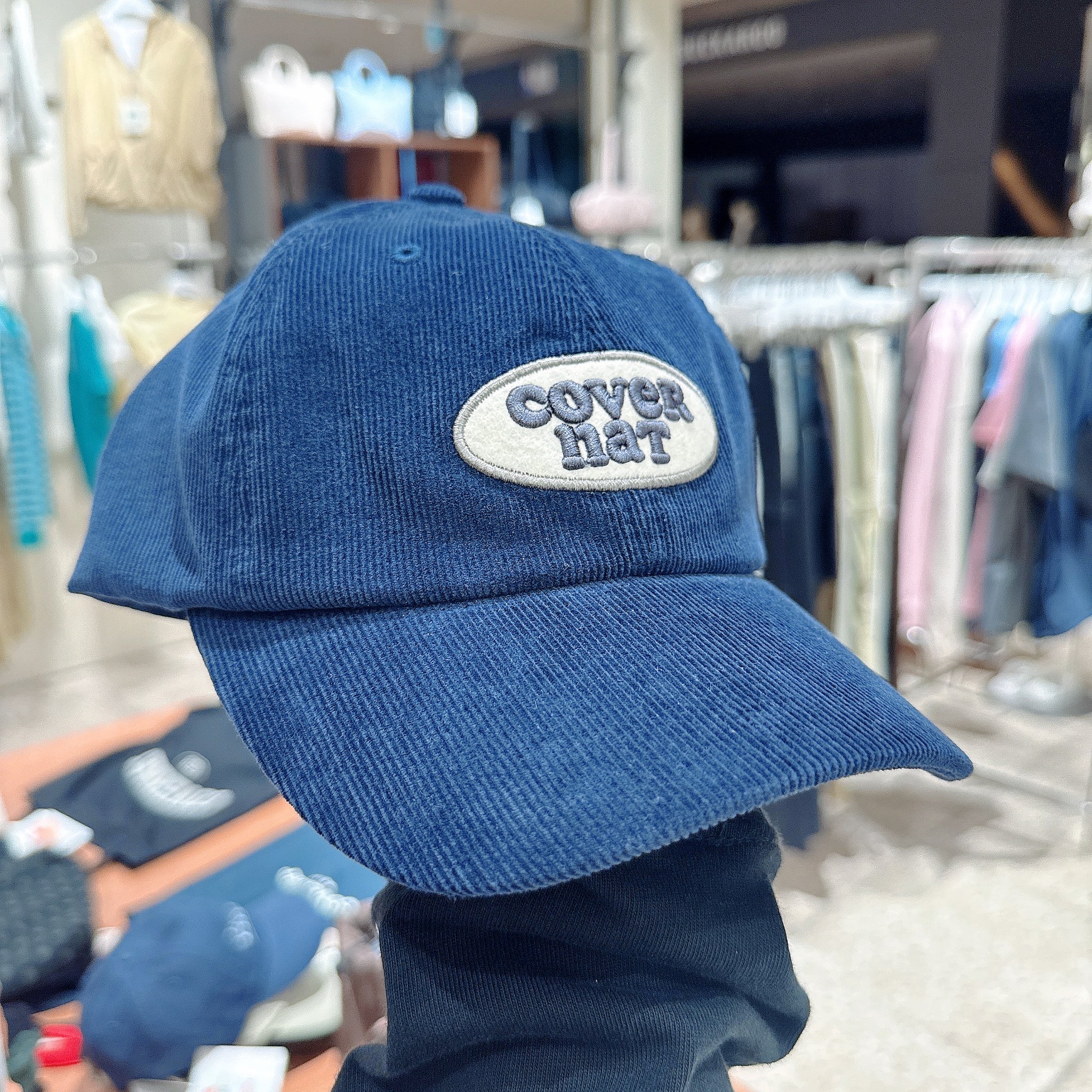 韓國 Covernat Cloverheart Corduroy Wappen Ball Cap【CO080】
