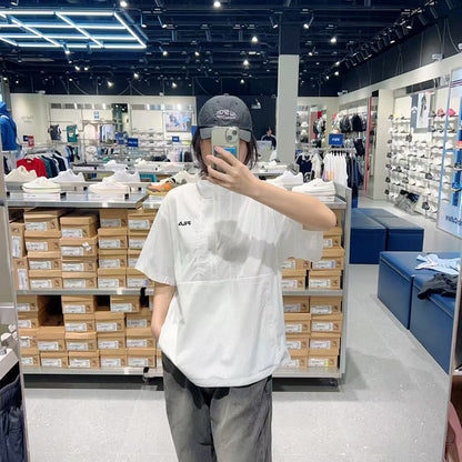 韓國 FILA Seersucker Short Sleeve Anorak【FA313】