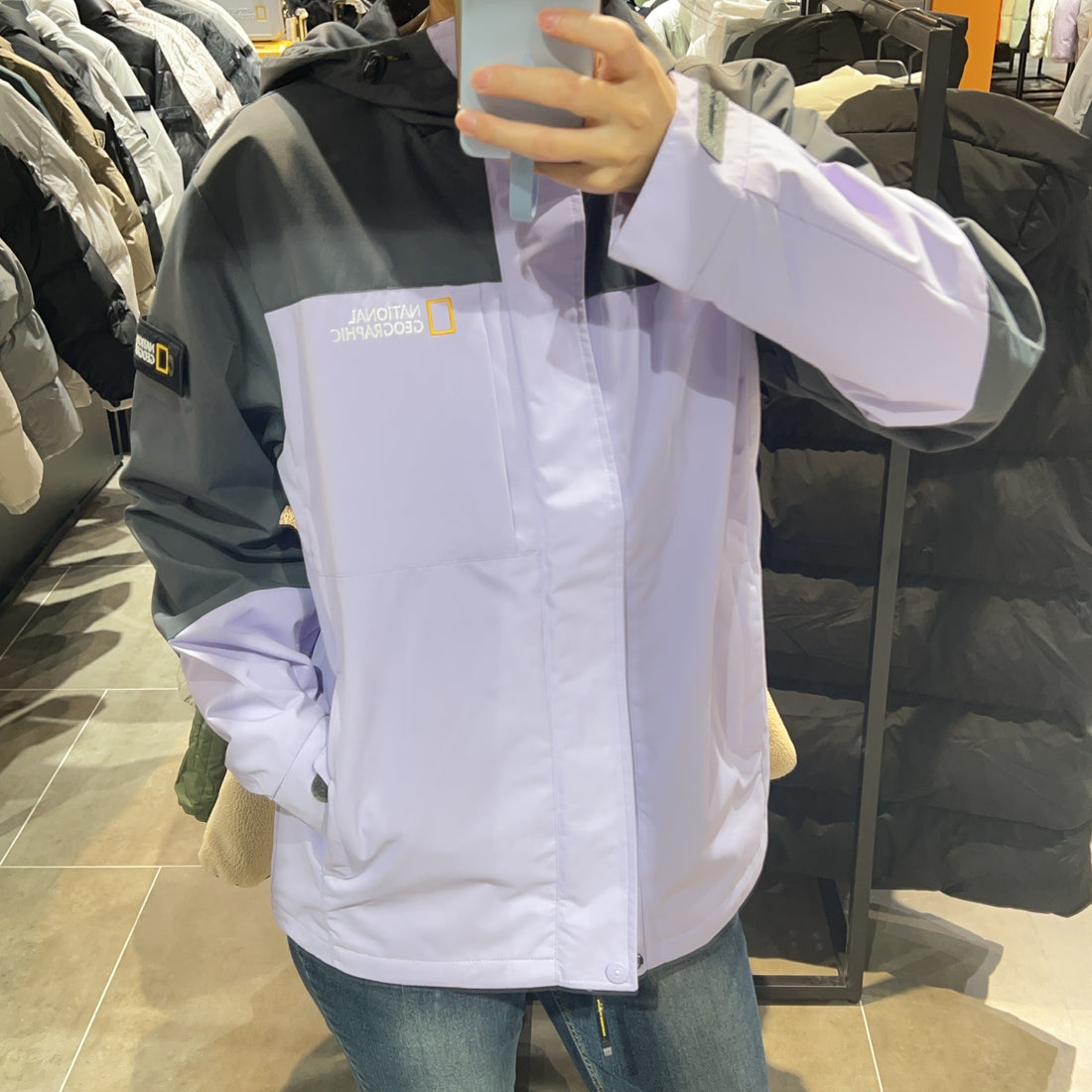 韓國 National Geographic Unisex Augustine Top Blocking Jumper【NG330】